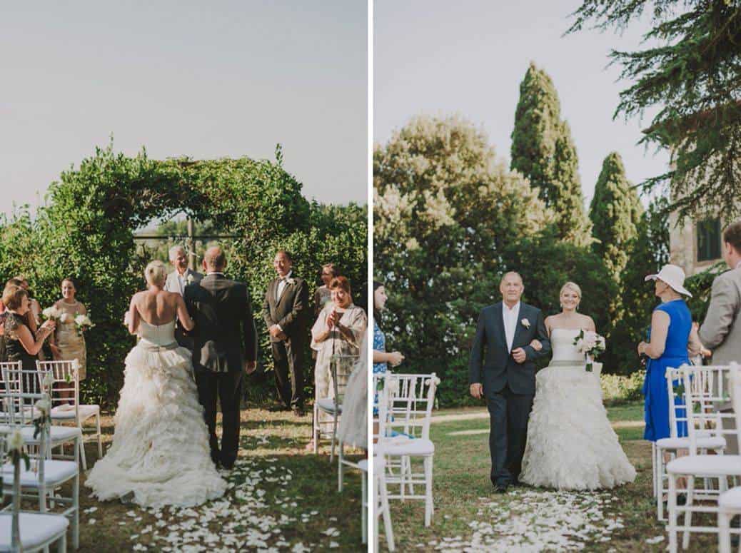 A fresh white wedding in Florence uk wedding venues