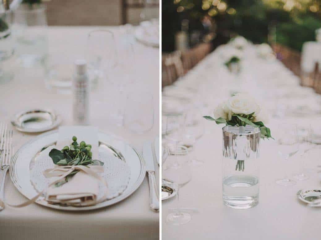 A fresh white wedding in Florence wedding accessories
