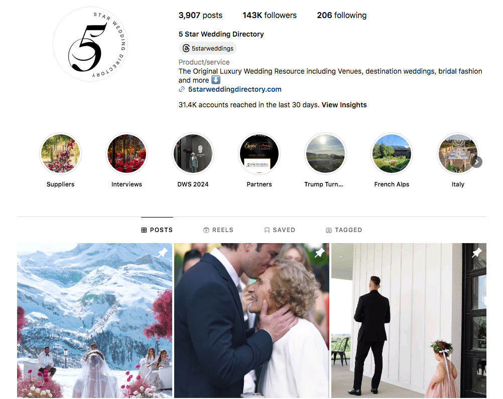 Amplify Your Brand: Leverage 5 Star Weddings' Social Media Power